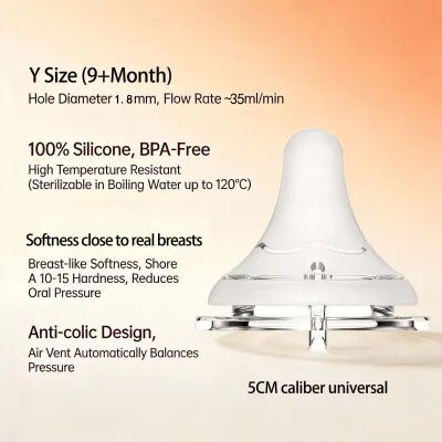 Comboer High borosilicate glass baby bottle for Newborns 80/160/240ml BPA Free Anti-Colic