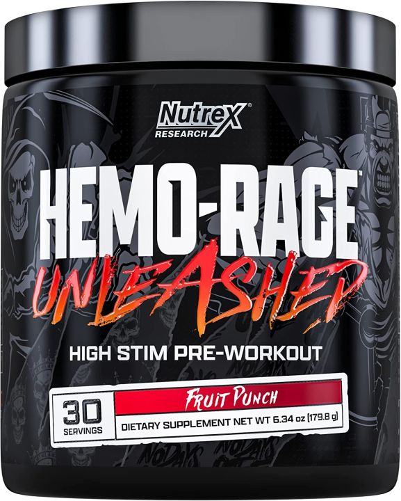 Nutrex Research Hemo-Rage (30 Servings) Extreme High Stim Pre