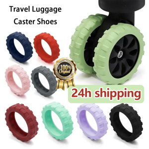【SG Stock】8pcs Luggage Wheel Protector Suitcase Wheels Ring Rubber Ring Protector Luggage Wheel Cover Noise Reduction