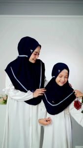 ARRAFI Hijab Bergo Instan AR 685 Std Stella Premium Polos Tali Pet Antem