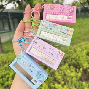 MINIFELE 262 Multicolor Electronic Piano Keychain with Induction Rod Keychain Design Keyring Pendant Creative Cartoon Animal Music Toy Gift
