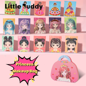 Princess Makeup Bag Diamond Sticker Girl Handmade DIY Princess Dressing Toy Girl Gift