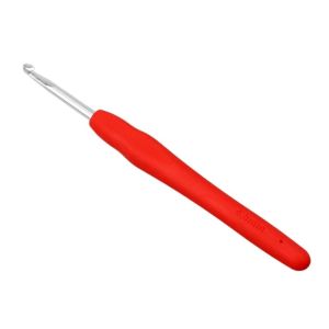 SDFSF Aluminum Crochet Hook Weave 2.0-10.0mm Colorful Soft Rubber Grip Knitting Accessories Sewing s Crochet s Moms Gift