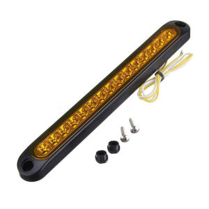 1 pc - 12-24V LED Brake Light Bar Ultra-thin Truck Rear Parking Light Universal Stop Warning Light Red