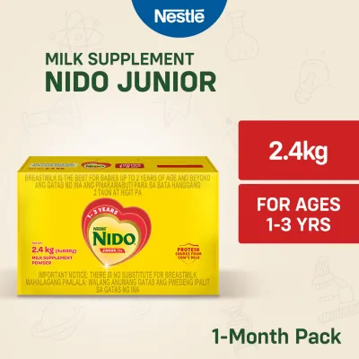 NIDO JUNIOR 1+ Milk Supplement Powder for Children 1-3 Years Old 2.4kg