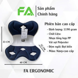 (Chính Hãng) Ghế FA Ergonomic Bản Cao Cấp - Công Nghệ Japan Chuẩn Công Thái Học Chống Gù Hiệu Quả