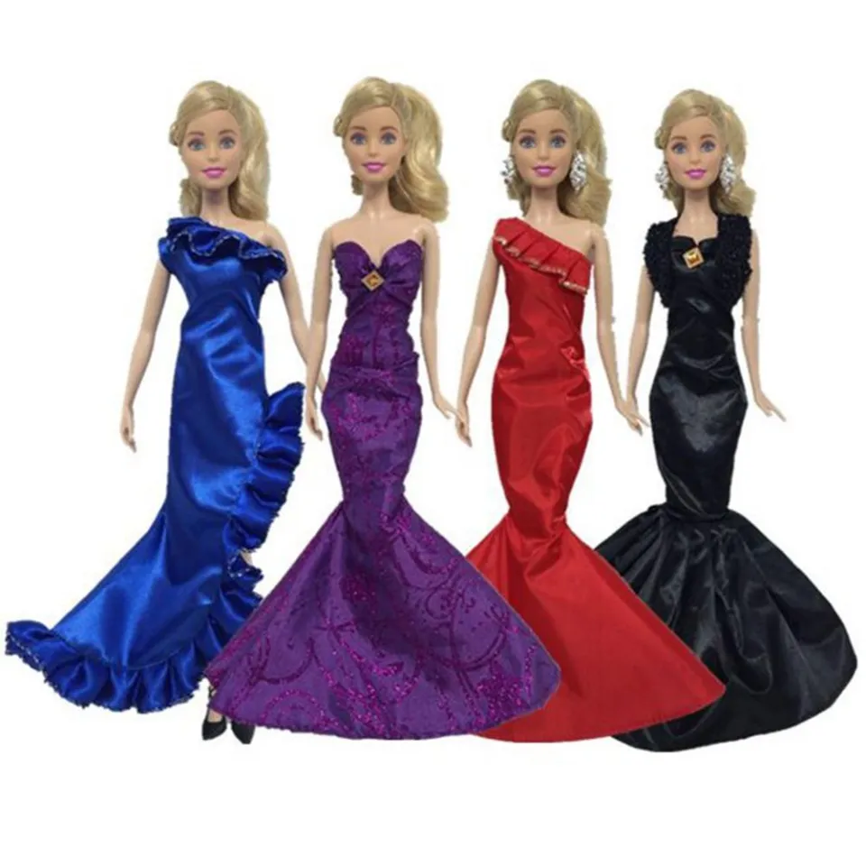 Olivias Doll Closet Spectacular Black Sequined Mermaid Gown Made To Fit  Barbie - Spectacular Black Sequined Mermaid Gown Made To Fit Barbie . Buy  Doll toys in India. shop for Olivias Doll