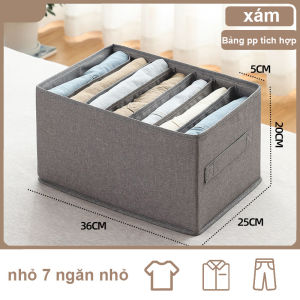 Hộp đựng quần áo chia ngăn túi chia ngăn đựng quần áo đựng đồ lót sắp xếp tủ đồ gọn gang tiện lợi khay đựng đồ lót tất vớ gấp gọn tiện lợi hang