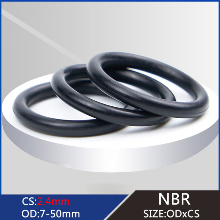 Black NBR Nitrile Rubber Round Sealing O Ring Oring Gasket for Diverse  Applications in Hardware Outer Diameter 50mm