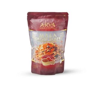 Camilan / Makanan Ringan Arva Tempe Premium Crispy Snacks Non GMO 80 Gr Varian Mozzarella Cheese Himalayan Salt Basil Honey Butter Mala Tempe Sagoe Original
