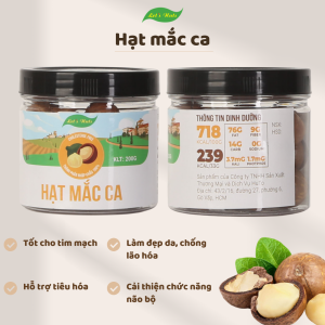 Hạt mắc ca Úc Lets Nuts hộp 500g vỏ cứng nguyên hạt giòn thơm tươi mới tặng kèm đồ khui