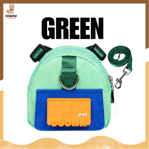 Pet Cute Walking Snack Storage Backpack With Ring Leash Travel Camping Hiking for Dog Cat Kitten Pet Bag Self Carrier Backpack