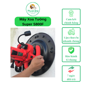 Máy xoa vữa xoa tường xoa hồ Supper S800F - làm phẳng mặt tường - chà nhám tường - công suất lớn