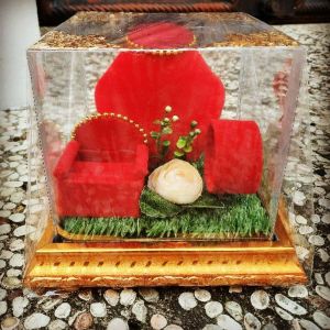 special prace kotak hantaran mini rustik merah