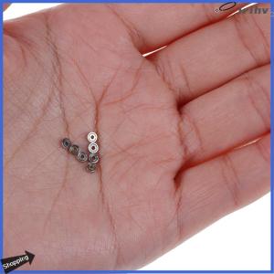 【jianzhanqinl】 10ชิ้นตลับลูกปืนขนาดเล็ก681ZZ 1x3x1mm ตลับลูกปืนโลหะขนาดเล็กแบบเปิด