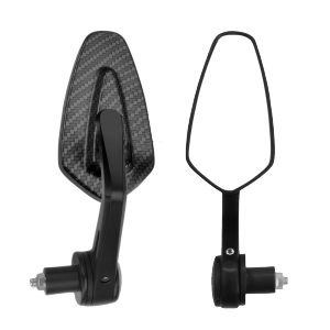 Motorcycle Universal Rod End Side Rearview Mirror CNC Handle Rearview Mirror Rod End Reflective