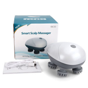 Electric Head Massager Body Massager Health Care Relax Shoulder Neck Deep Tissue Head Scalp Massage Kneading Vibrating Device