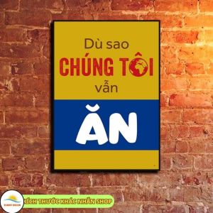20 Mẫu Tranh Slogan Chủ Đề Ẩm Thực - Trang Trí Quán Ăn Phòng Bếp Chất liệu tráng gương cao cấp