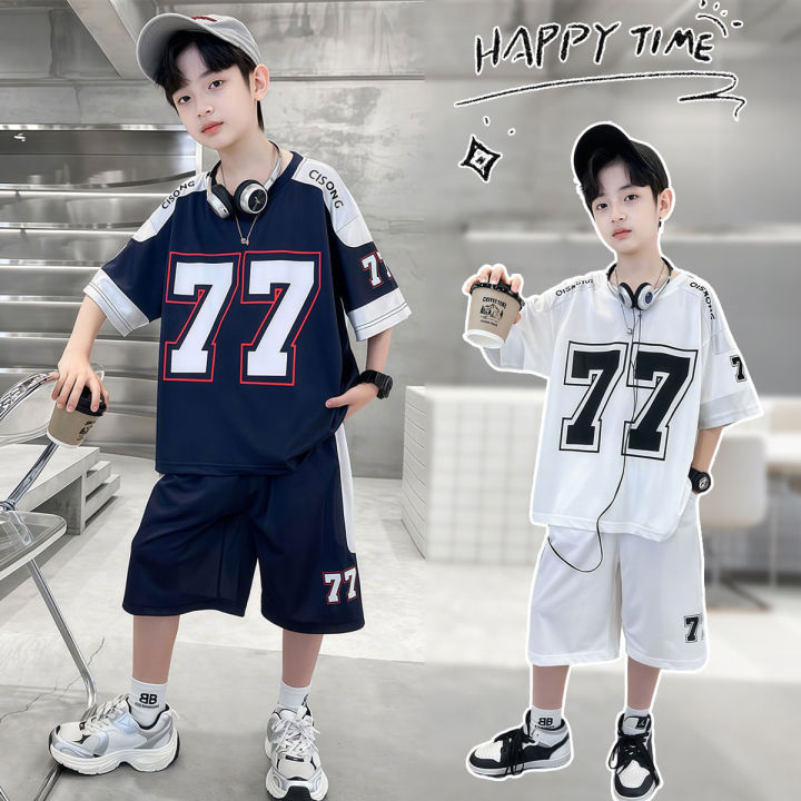 SweetKids พร้อมส่งจากกทม🌸ชุดเซ็ทเด็กชายแฟชั่น🍓เสื้อผ้าเด็กฤดูร้อน สไตล์ ...