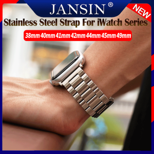 สาย สำหรับ iWatch Series 10 9 8 7 SE 6 5 4 3 46มม 41มม 45มม 40มม.44มม.38มม.42มม. สายโลหะสายรัดสแตนเลสของ สำหรับ Apple Watch Ultra 2 49มม.สายนาฬิกา อุปกรณ์เสริมสม