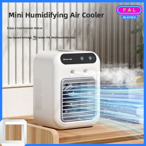 Portable Mini Air Cooler Fan USB Rechargeable Water Cooling Fan With Mist Spray Humidifier For Home Office Car