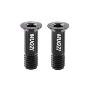 BLACKON 2PCS Hợp kim Titan Vít bánh xe đua Cùi đề phía sau Vít M5 Bu lông cố định Bu lông cố định ròng rọc Cùi đề phía sau Siêu nhẹ Truyền chuyển đổi Vít bánh xe dẫn hướng phía sau xe đạp MTB
