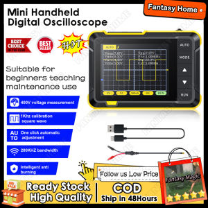 2วัน👍คลังสินค้าท้องถิ่น👍เครื่องทดสอบทรานซิสเตอร์ออสซิลโลสโคปแบบดิจิตอล DSO-2C23T เครื่องกำเนิดสัญญาณฟังก์ชันเครื่องทดสอบส่วนประกอบอิเล็กทรอนิกส์แบบมัลติฟังก์ชั่น3 In 1 7แบบ