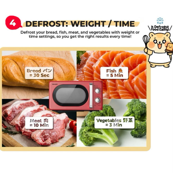 Sharp%20%20Peko%20Microwave%20Oven%20%2020L%20R220EFRDMA%20(RED)%20R220EFWHMA%20(WHITE)%20Pemanas%20Lauk%2020L%20-%20Image%204