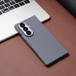 Carbon fiber textured Kevlar pattern ultra-thin foldable screen magnetic attraction phone case For Samsung W24 W23 W22 Z Fold 3 4 5 6 7 All-inclusive shockproof phone case