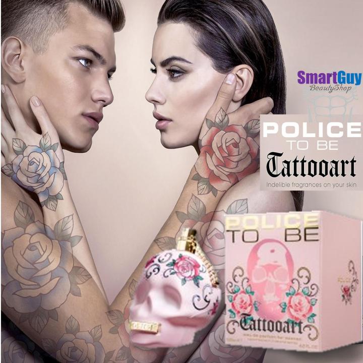 POLICE TO BE TATTOOART Eau De Parfum For Woman 125ml  น้ำหอมลิขสิทธิ์แท้สำหรับผู้หญิงจากแบรนด์โปลิสกลิ่นหอมหวานผสานความเซ็กซี่สุดๆ 