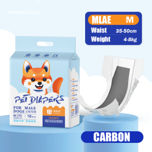 MegaChoice Cabbon Puppy Diapers XXS XS S M L XL pet diapers dog female Dog Diaper 宠物狗尿布 Rapid Dry absorption 200ML