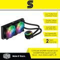COOLER MASTER MasterLiquid ML240R RGB Liquid Cooler - Black - MLX-D24M-A20PC-R1. 