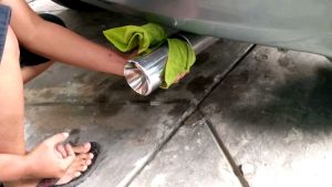(C.O.D) kenalpot suara serigala khusus mobil bensin