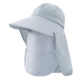 Women Neck Cover Hat 2in1 Wide Brim Sun Cap Waterproof Breathable Detachable Anti UV Hat for Women Sun Hat for Women Sun Hat UV Protection Sun Hat with Mask Cap With Neck Cover Beach Hat