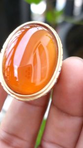 CINCIN BATU AKIK MADU NATURAL☆KINCLONG