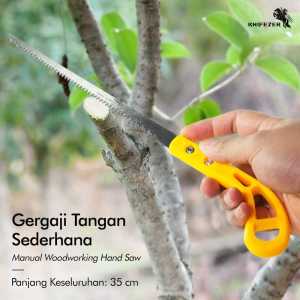 Gergaji Kayu Multifungsi Stainless Steel dengan Gagang Anti Slip