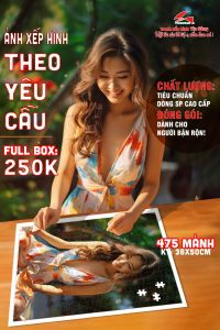 Tranh xếp hình TISAGIFT TIA SANG Cá nhân theo yêu cầu - Xếp Hình Cá Nhân