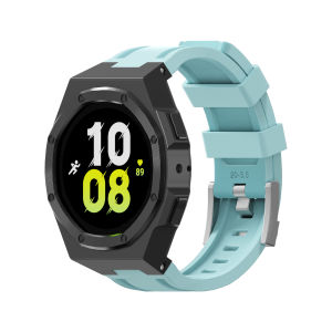 jansin สายยาง สายนาฬิกา สําหรับ Samsung Galaxy Watch 6 5 Pro 44มม 45มม สาย+modification kit เคส Galaxy Watch 6 5 4 44มม