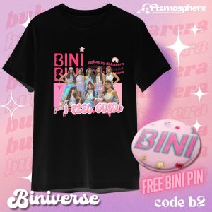 BINI Shirts BINIVERSE BLOOMS HIGH QUALITY SHIRT with FREE PIN