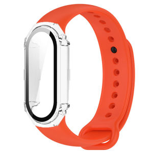 Dây đeo + vỏ cho Xiaomi Smart Band 10 Vòng đeo tay silicon thể thao thay thế cho Xiaomi Mi Band 10 9 8 nfc Cổ tay màu Dây đeo TPU miband 9 8