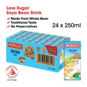 Marigold Soya Bean (Less Sweet) Packet Drink - Case