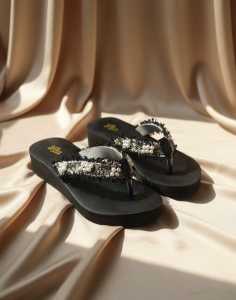 SANDAL WEDGES MUTIARA 5CM