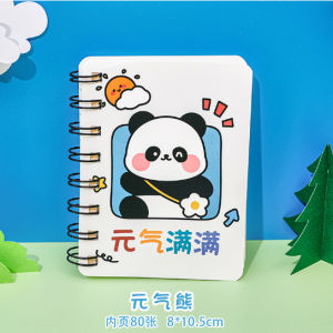 Notebook Gambar PANDA / Notes Buku Memo Mini Gambar PANDA Lucu / Buku Mini Imut / Notes PANDA Bear Simple