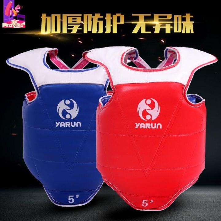 【gk】 Sanda Chest Protector Muay Thai Training Protective Gear Sports Body Protection Combat 