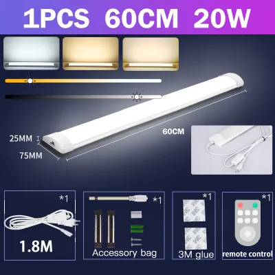 Led Tube Light T5 T8 220v Fluorescent Indoor Kitchen Under Cabinet 30cm 50cm Bar Desk Table Lamp For Family Bedroom Office And Dormitory Wall Lighting