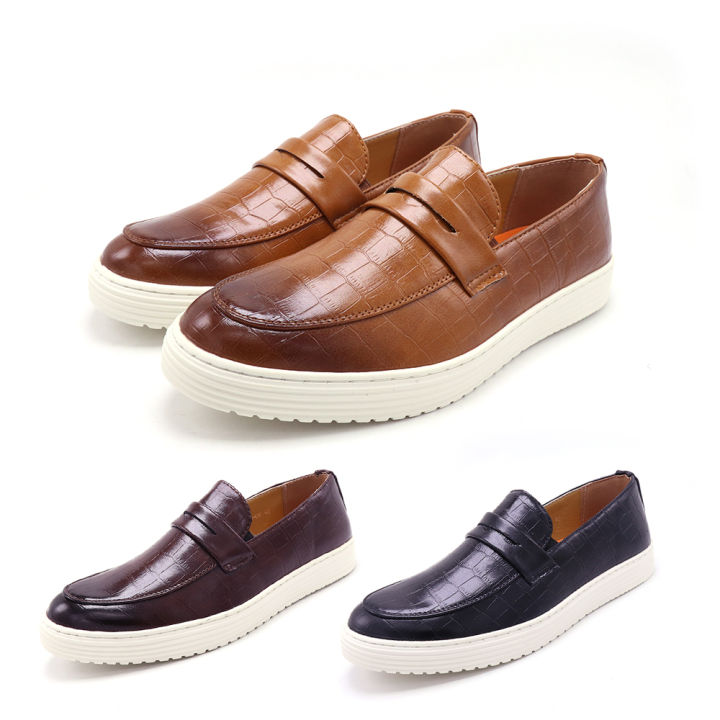 Spring Autumn Business Leather Shoes Men Buckle Formal Shoes