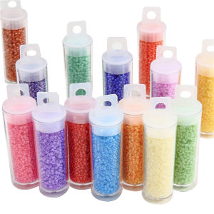 17กรัม/ขวด1500ชิ้น 12 ราคาที่มีคุณภาพสูงเช็กแก้วข้าวลูกปัดเครื่องประดับลูกปัดหลวมสำหรับบ้านที่อาศัยอยู่สร้อยคอสร้อยข้อมือต่างหูเครื่องประดับ DIY หัตถกรรมทำเสื้อผ้าจักรเย็บผ้าลูกปัดอุปกรณ์เสริม