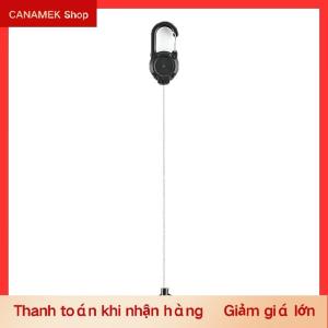 CS 1 cái dây thừng dây thể thao có thể thu vào móc chìa khóa dễ dàng kéo Khóa chống mất bật cao chống trộm kim loại dễ kéo khóa