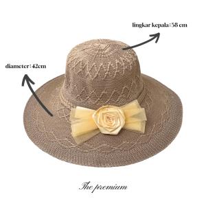 Topi Pantai wanita pelindung UV -Summerhat Pantai import T74