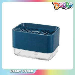 Soap Dispenser with Sponge 2in1 Kitchen Dish wash Pump Dispenser洗洁精加液器